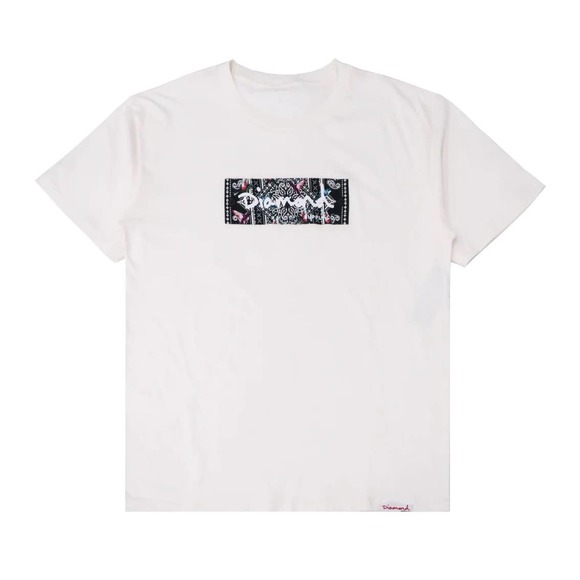 Diamond Supply Co. Men's Hummingbird Box Logo Tee T-Shirt - Blush - Picture 1 of 1